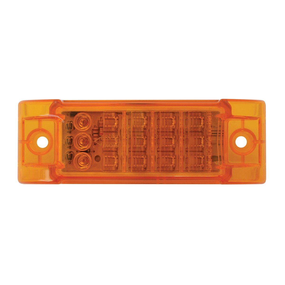 Grand General 77664 Rectangular Amber Turn/Marker/Clearance Led Light For Trucks, Trailers, Rvs, Buses And Utility Vehicles